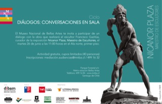 Ciclo Diálogos: Conversaciones en Sala, Nicanor Plaza, Maestro de Escultores 1