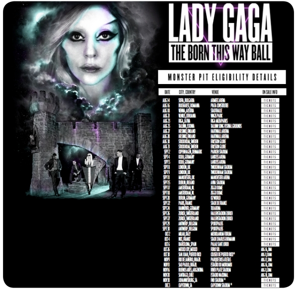 Lady Gaga en Chile el 20 de noviembre: venta de entradas 1