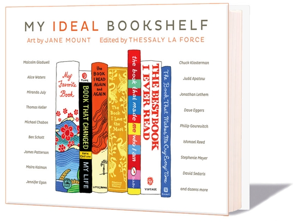 "My ideal bookshelf", el librero ideal ilustrado 1