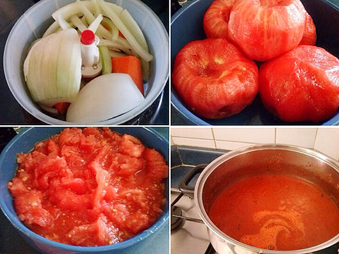 salsa de tomates casera