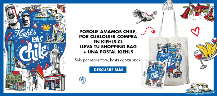 Encuentra la edición Kiehl’s loves Chile en septiembre 3