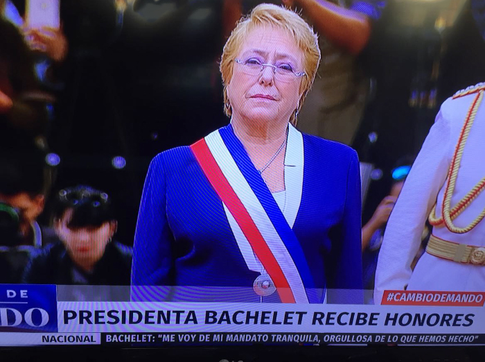 Cambio de mando en Chile: Bachelet entrega la banda presidencial a Piñera 1