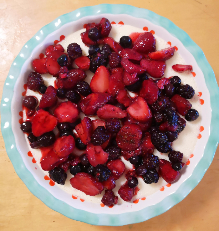 Receta de tarta de yogurt (+ los frutos que más te gusten) 1