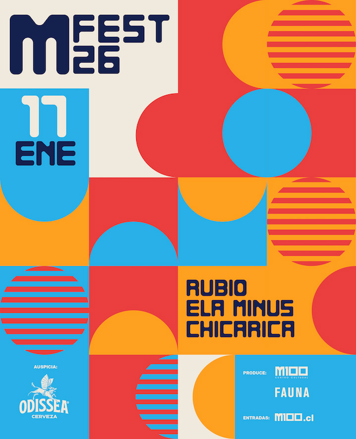 Confirmado MFEST 2026: Rubio, Ela Minus y Chicarica 1