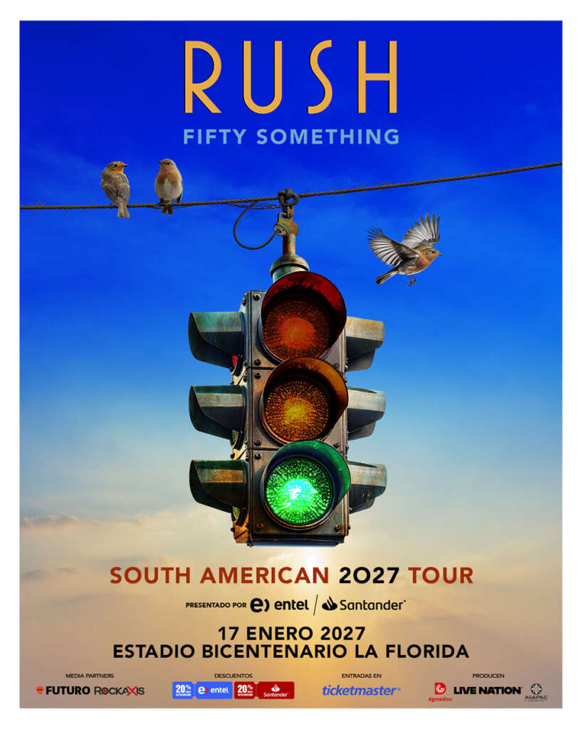 Rush vuelve a Chile con la gira Fifty Something, un homenaje a Neil Peart 2