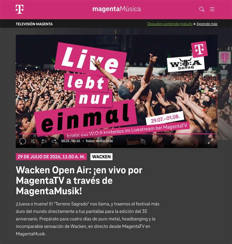 streaming de Wacken