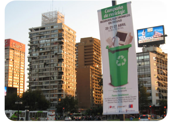 Campaña de reciclaje de artículos electrónicos en Providencia 1