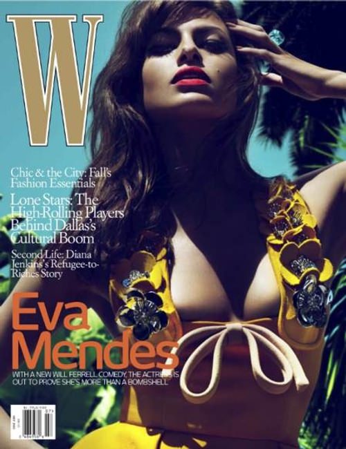 Eva Mendes en la portada de W 1