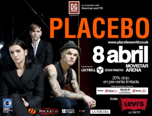 Placebo toca por Chile 1