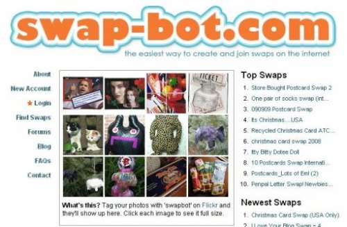 Swap-bot.com: intercambio de colecciones 1